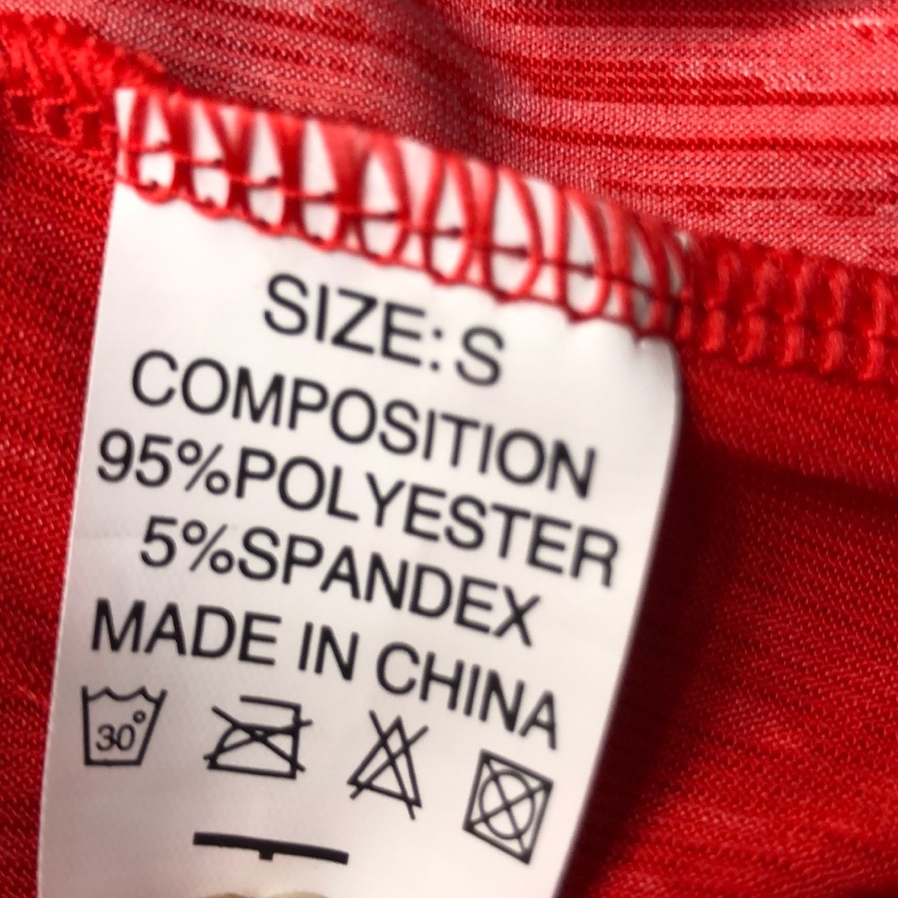 Portman Fashion Eiffel Tower Red shirt Small - Picture 7 of 8